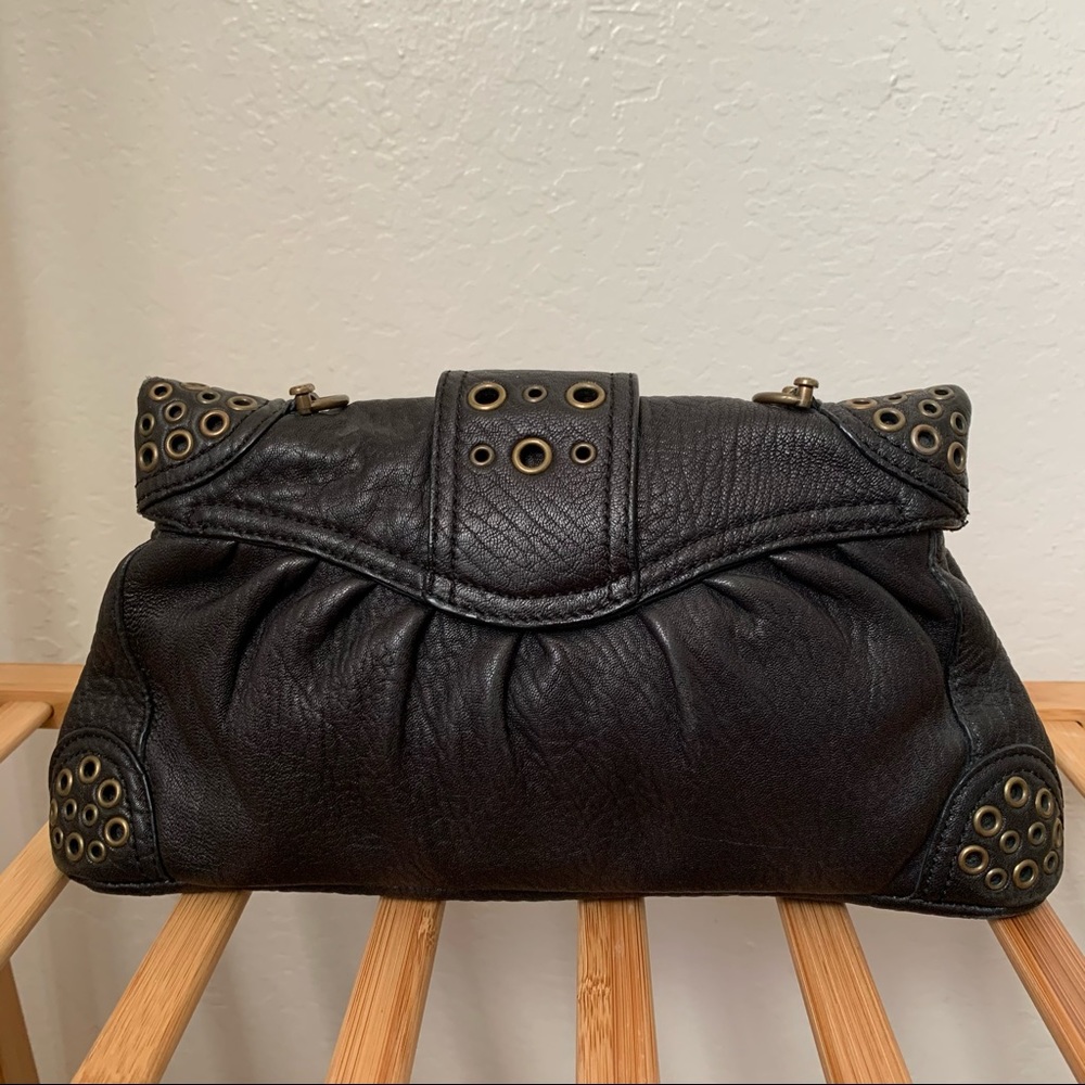 BCBG Max Azria Leather Clutch - Picture 2 of 8